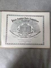 J.S. BACH Orgelwerke IX Edition Peters #2067 Hermann Keller Vintage organ music