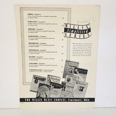 Vintage 1954 From The Organ Loft Piano Solo Sheet Music by N Louise Wright