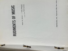 Rudiments of Music BookPitch/ The Staff/ Musical Alphabet/ Clefts/ Treble/ Bass/