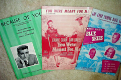 Vintage 12 SHEET MUSIC LOT- Movie Film Score, Ballad, Chopin Polonaise 1924-1950