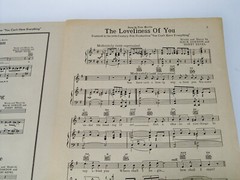 « The Loveliness of You », 1937, from 20th Century Fox « You Can&rsquo;t have everything »
