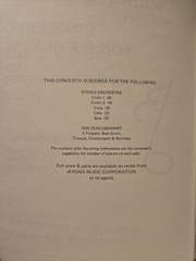 Concerto for Euphonium (or Trombone) and Chamber Orchestra by Michael Gileadi