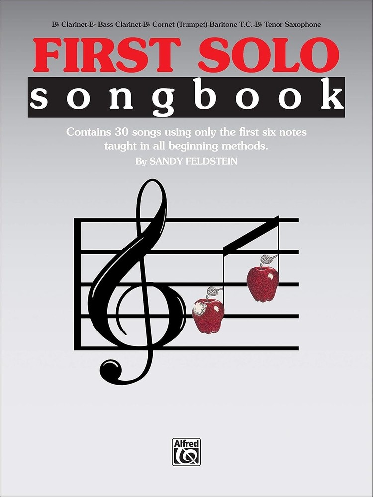 FIRST SOLO SONGBOOK CLARINET TRUMPET TENOR SAX BASS CLARINET MUSIC BOOK RARE NEW