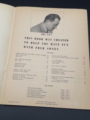 Vintage Mel Bay Fun with Folk Songs Songbook Chords Guitar Banjo Ukulele 1963