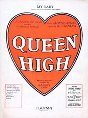 My Lady Sheet Music Queen High 1926 Musical Frank Crummit Ben Jerome Schwab