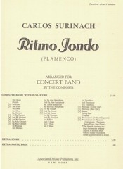RITMO JONDO (Flamenco) Arranged for Concert Band by Carlos Surinach / AMP-96536