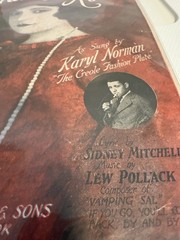Vintage 1920s Sheet Music – “Midnight Rose” by Karyl Norman | Fox-Trot Ballad |