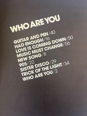 THE WHO- Who Are You – Song Book 1978 – Music – Guitar Tab
