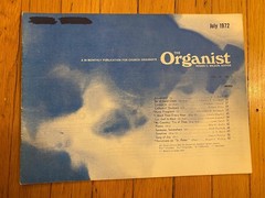 VTG The Organist Music Books 1960s, 1970s
