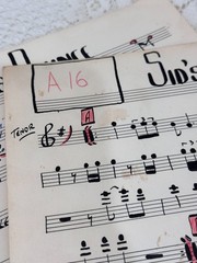 Vintage Professional Jazz Big Band Set – « Sid&rsquo;s Bounce » – 5 Parts – Emmitt Clem