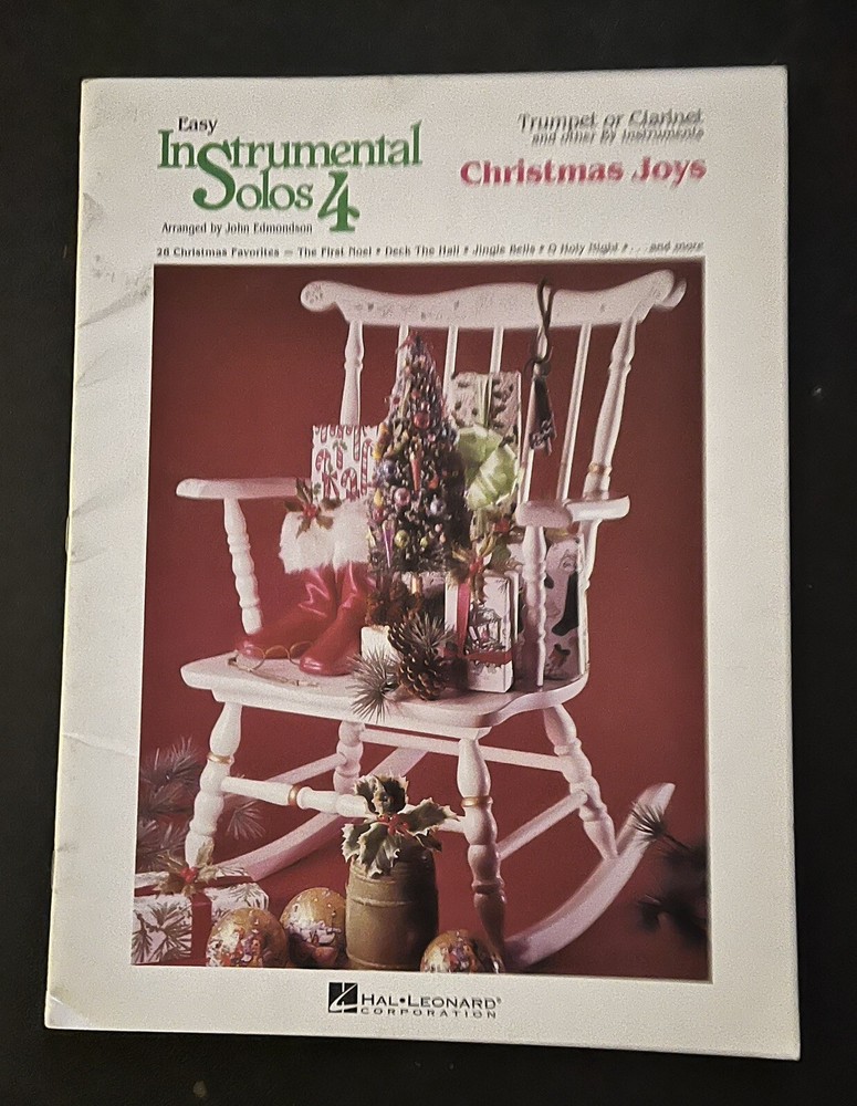 Easy Instrumental Solos #4 Christmas Joys Trumpet Or Clarinet