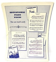 Swiss Waltz Sheet Music Valse Boheme 1940 Piano Beginner US Seller