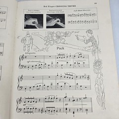 John Thompson Modern Course Second Grade Piano Book 1937 Sheet Music Tutor Vtg