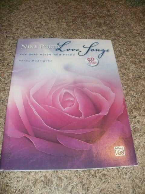 NINE POETIC LOVE SONGS For Solo Voice & Piano Penny Rodriguez with CD Alfred