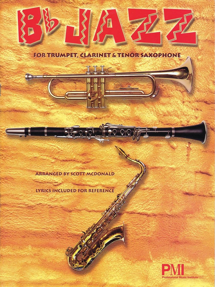 Bb Jazz Trumpet Clarinet Tenor Sax Lead Sheet Music Lyrics 41 Classics Book