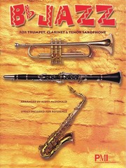Bb Jazz Trumpet Clarinet Tenor Sax Lead Sheet Music Lyrics 41 Classics Book