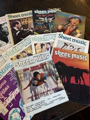 Sheet Music Magazine Lot 14 Vintage Publications 1979-1995 Mixed Genres Superman