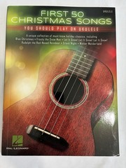 Hal Leonard Set of 2 Books First 50 Songs You Should Play on Ukulele & Christmas