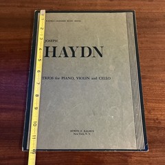 1947 Joseph Haydn: Trios For Piano, Violin And Cello By Edwin F. Kalmus