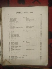 THE VAGABOND KING Russell Janny presents , COMPLETE STAGE PRODUCTION 181 pages