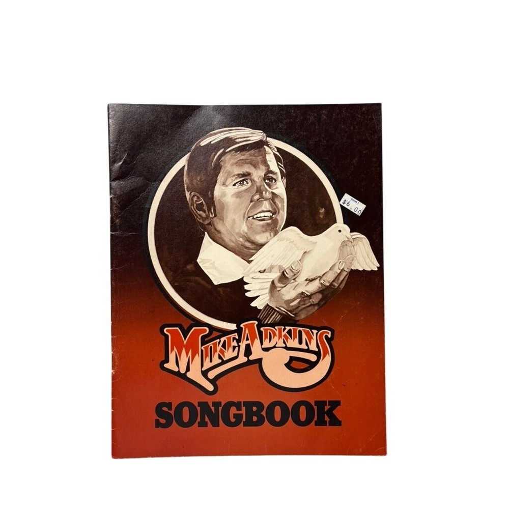 Vintage Mike Adkins Songbook Sheet Music Piano Vocal Guitar Gospel 1981 Rare