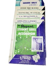 Vtg 1950&rsquo;s Accordion Pagani Student Series Music Lot of 5 Frank Gaviani Waltzes