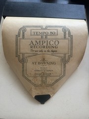 Ampico Player Piano Rolls – The Sweetest Story Ever Told & At Dawning – 1920s