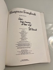 Bluegrass Songbook by Peter Wernick SIGNED Guitar/Banjo 1976 Oak Pub. 130+ Songs