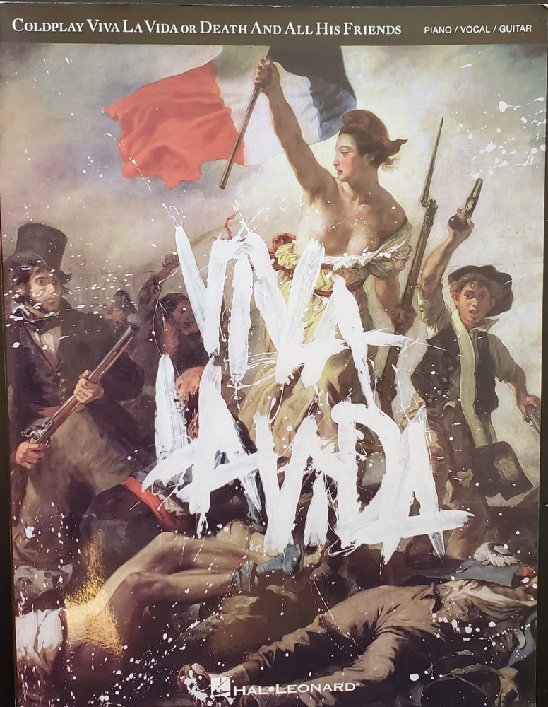 Cold Play Viva La Vida Piano Vocal Guitar Sheet Music Song Book
