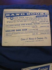 College Songs for School Bands 2nd Eb Alto Saxophone 1951 By Paul Yoder Melrose