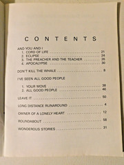 The Best of YES for Guitar Songbook