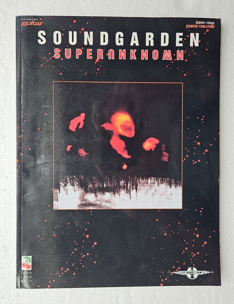 Soundgarden Superunknown Guitar Tablature Songbook 1994 Cherry Lane Original