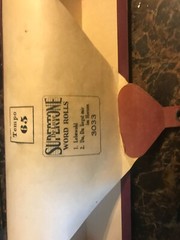 Vintage Supertone Deluxe Player Piano Roll Lebewohl 3033