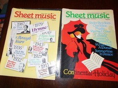 Mixed Lot Sheet Music Magazine Standard Edition 1987 Piano Guitar (7) 1986 (2)