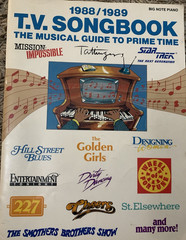 TV Songbook 1988/89 Big Note Piano-The Musical Guide to Prime Time *Some Writing