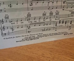 WHITE CHRISTMAS movie Irving Berlin Sheet Music Bing Crosby 1954