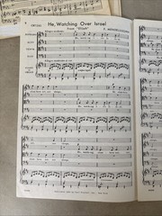 Sacred Choral Octavo Grab Bag 16 SATB Church Anthems (1960s)
