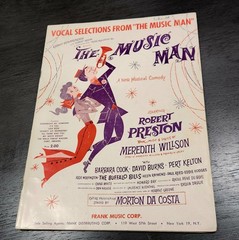 vintage 1957 sheet music songbook for the musical « The Music Man » by Meredith…