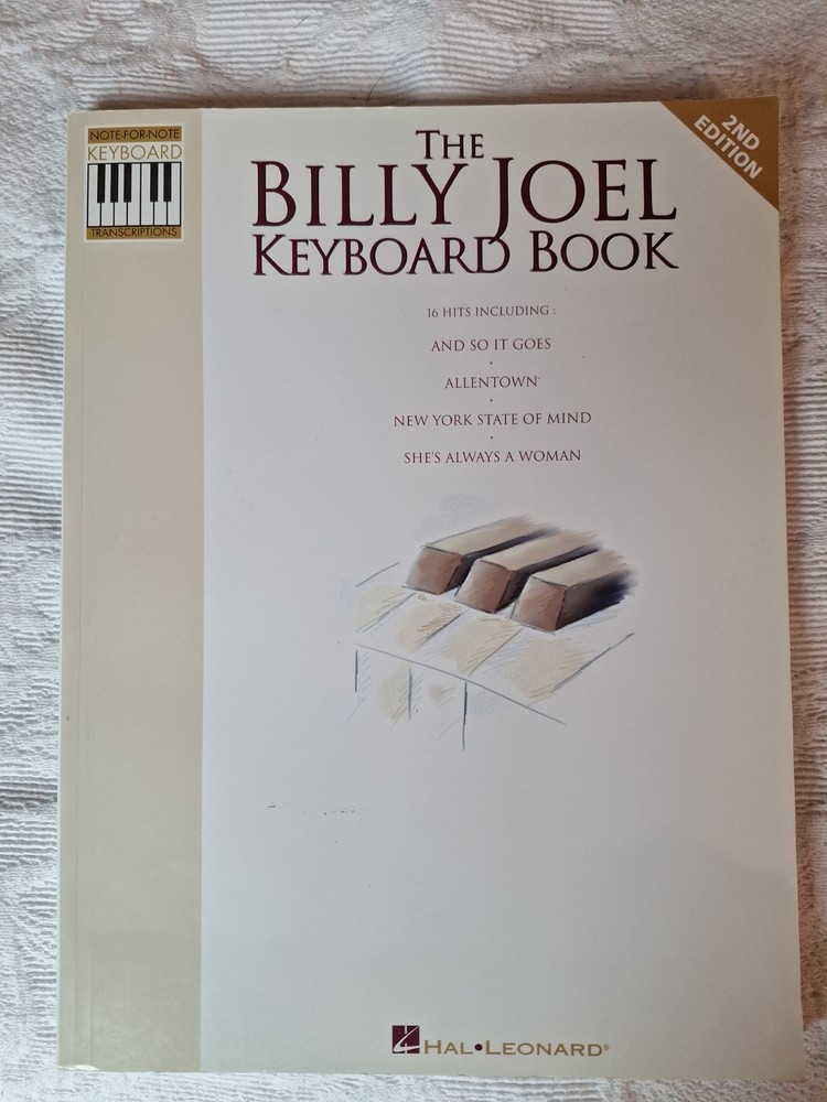 Billy Joel Keyboard Book Note for Note Piano 2nd Edition HL000694828