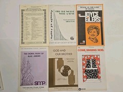 Lot of 30 Choral Choir Sheet Music SATB Vintage Religious Various Church Songs