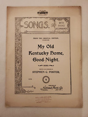 Vintage Sheet Music ~ Stephen C Foster: Old Kentucky Home & Massa&rsquo;s Cold Ground