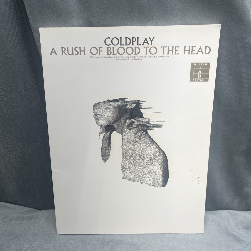 COLDPLAY A Rush of Blood To the Head Guitar Tab Tablature Edition 80 Pages Total