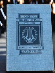 Vintage The Crucifixion Stainer Solo Voices Score Tenor & Bass Novello C. 1900