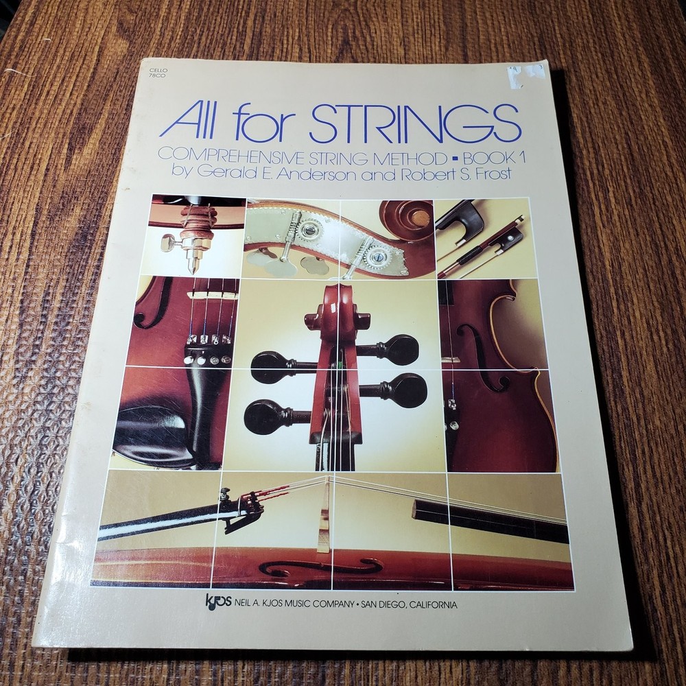 All for Strings Book 1 Comprehensive String Method Kjos 1985