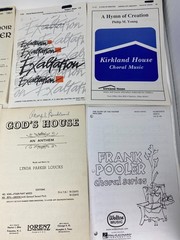 Lot 32 Vintage Choral Choir Church and School Variety Sheet Music Christmas SOLO