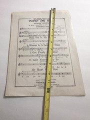 1935 Porgy and Bess SUMMERTIME Sheet Music George Gershwin A Minor/B Minor