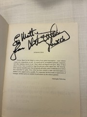 SIGNED Christopher Parkening Plays Bach Vintage Classical Guitar Sheet Music Bk
