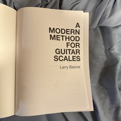 A Modern Method for Guitar Scales Larry Baione Sheet Music