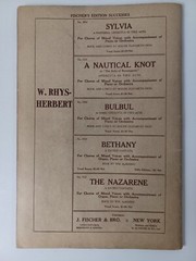 1911 The Bells of Elfarnie a Cantina for Female Voices w/ Piano Sheet Music VTG