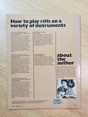 ROCK RIFFS FOR GUITAR – GUITAR TUTOR BOOK – FREEPOST – Pre-owned